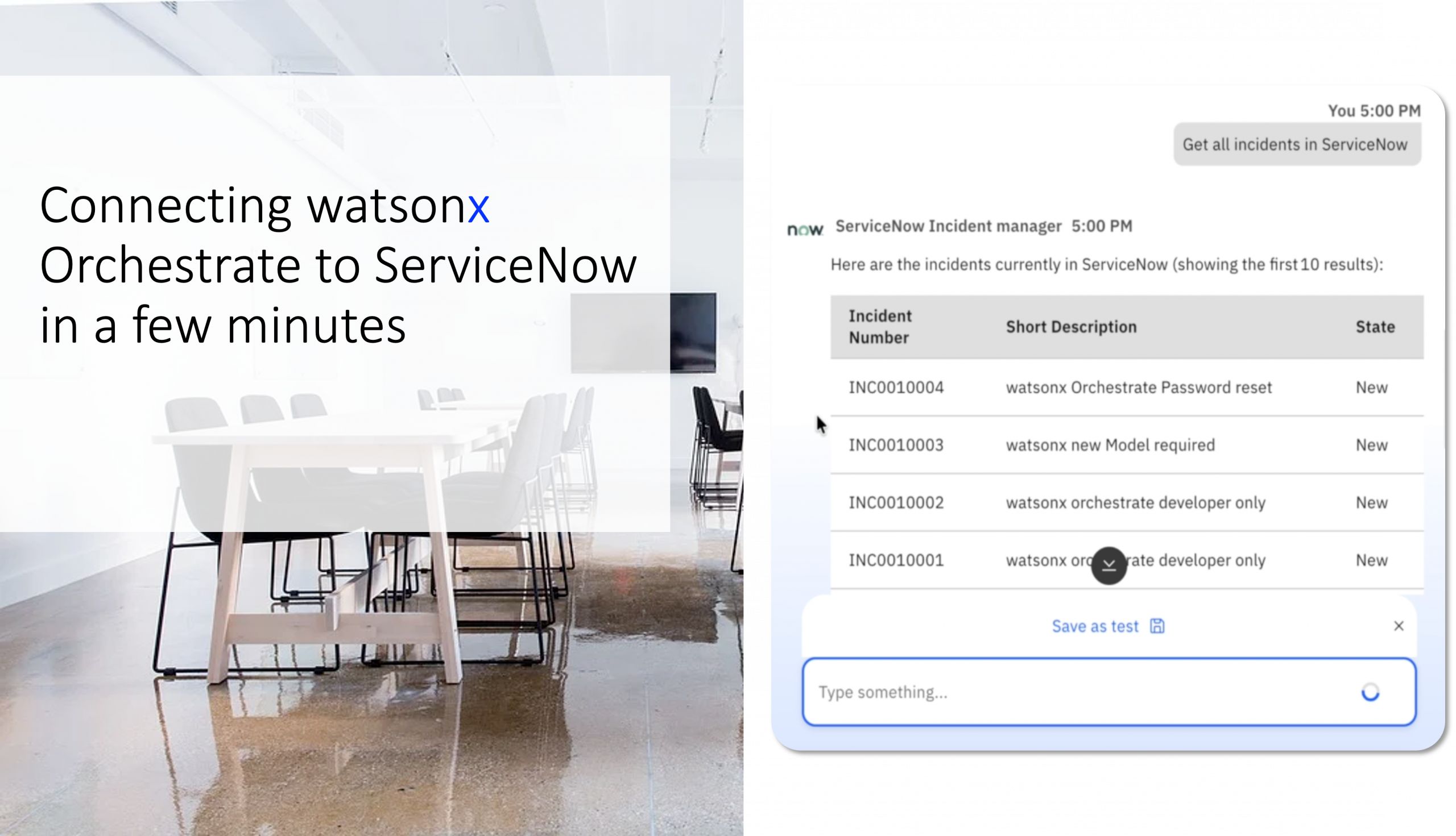 Connecting watsonx Orchestrate to ServiceNow in a few minutes